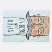 Ma barbe, mes serviettes de cuisine de règles (Horizontal)