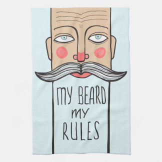 Ma barbe, mes serviettes de cuisine de règles