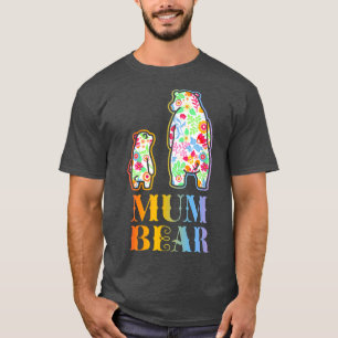 Ma Beer mama Grandma Floral Happy Moederdag T-shirt