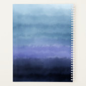 Ma belle citation de vie moderne bleu pourpre aqua (Dos)