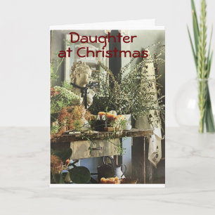 MA BELLE FILLE FAIT DE NOËL UNE CARTE MERRIER