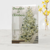 MA BELLE FILLE FAIT DE NOËL UNE CARTE MERRIER (Fleur jaune)