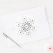 ma boîte est un... métatrons cube. autocollant (Enveloppe)