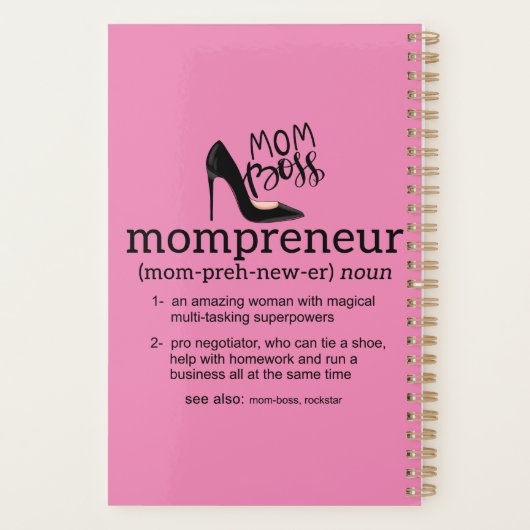 Ma Boss Mompreneur Planner (Achterkant)
