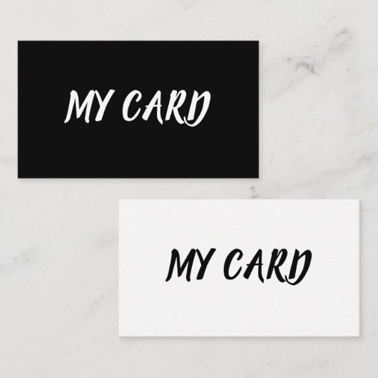 MA CARTE (Devant / Derrière)
