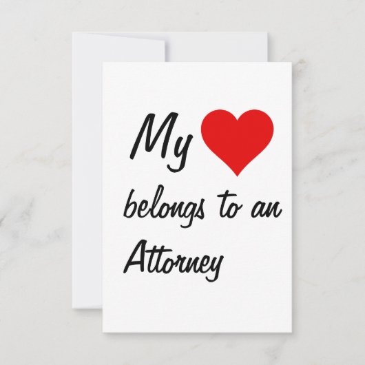 Ma carte appartient à un avocat (Devant)