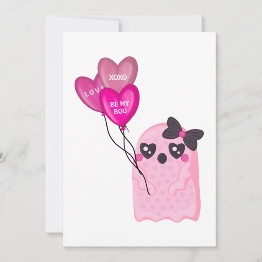 Ma carte Boo Valentine's Day Card (Devant)