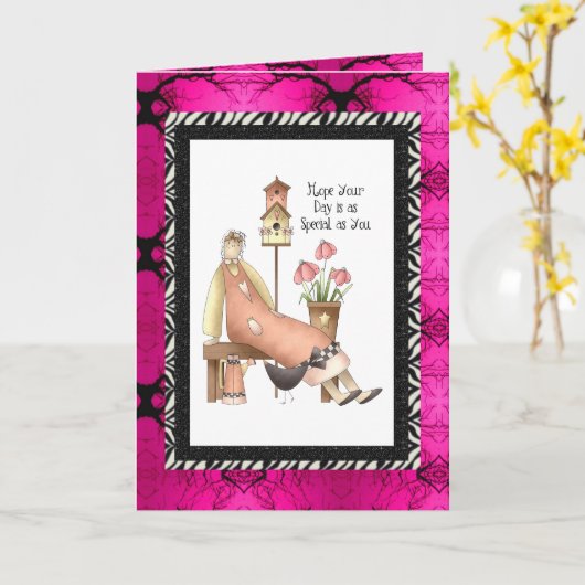 Ma carte d'ami (Fleur jaune)