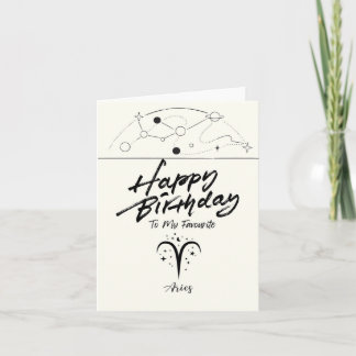 Ma Carte D'Anniversaire De Mon Favoris
