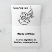Ma carte d'anniversaire Sunshine (Intérieur)