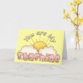 Ma carte d'anniversaire Sunshine (Fleur jaune)