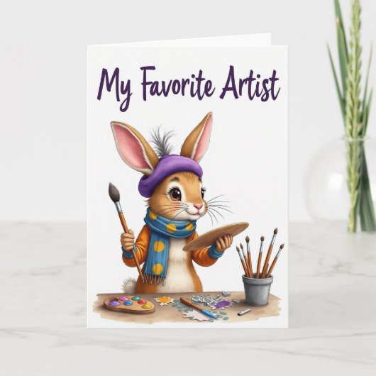Ma carte d'artiste préféré (Devant)