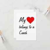 Ma carte de coach appartient à (Devant/Arrière en situation)