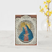 Ma carte de colorisation informatique de la Vierge (Fleur jaune)