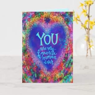Ma carte de la Saint-Valentin amusante et mignonne