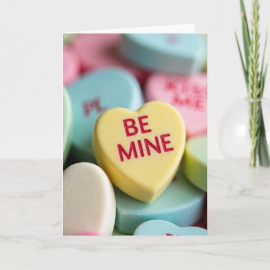 Ma carte de la Saint-Valentin en forme de cœur de (Devant)