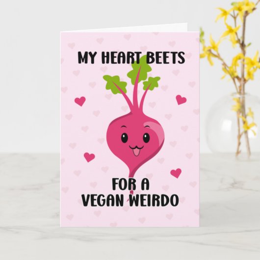 Ma carte de la Saint-Valentin pour un végétalien b (Fleur jaune)