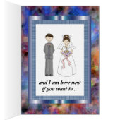 Ma carte de mariage de fils (Intérieur (Droit))