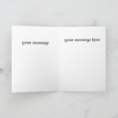 Ma carte de Saint-Valentin noir rose rouge (Intérieur)