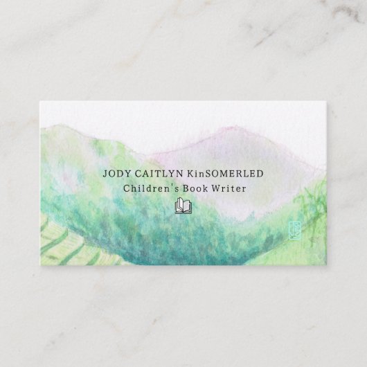 Ma carte de visite temporaire (Devant)