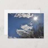 Ma carte de vœux Ange Gardien (Devant / Derrière)