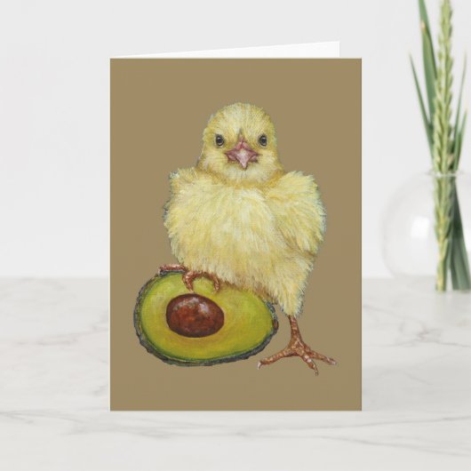 Ma carte de voeux Avocado (Devant)