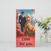 Ma carte de voeux 💕 d'amour (Debout devant)