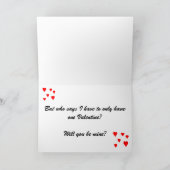 Ma carte de voeux de cheval de Valentine (Intérieur)