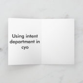 Ma carte de voeux Sweet 16th Intent (Intérieur)