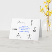 Ma carte d'incantation de yoga (Fleur jaune)