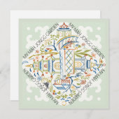 Ma carte Mah Jongg Garden (Devant / Derrière)