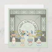 Ma carte Mah Jongg Garden (Devant / Derrière)