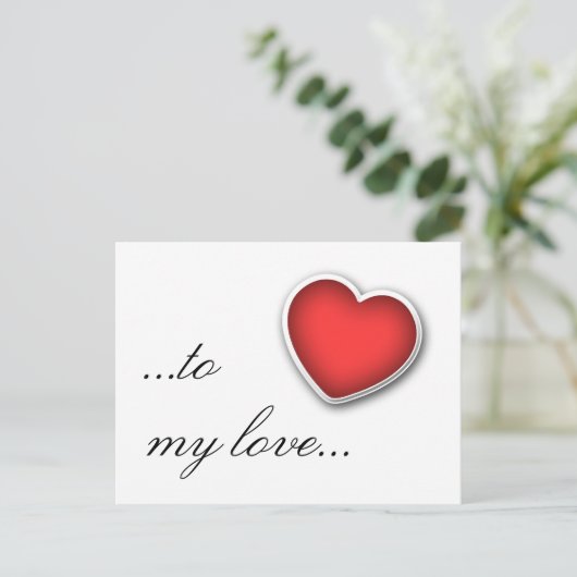 ma carte postale d'amour (Debout devant)