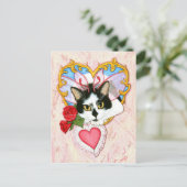 Ma carte postale féline de chat de Valentine (Debout devant)