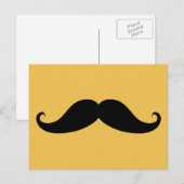 Ma carte postale Moustache (Devant / Derrière)