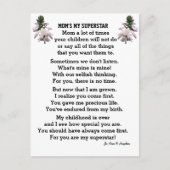 MA CARTE POSTALE SUPERSTAR DE MOM (Devant)