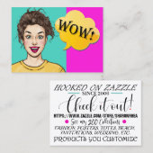 Ma carte Zazzle (Devant / Derrière)