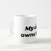 Ma Chatte Possède Cette Tasse de Chat Drôle (Devant gauche)