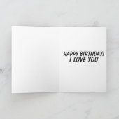 MA CHÈRE, CARTE D'ANNIVERSAIRE POUR PETITE AMIE OU (Intérieur)