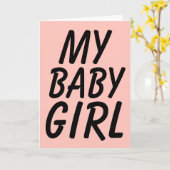 MA CHÈRE, CARTE D'ANNIVERSAIRE POUR PETITE AMIE OU (Fleur jaune)