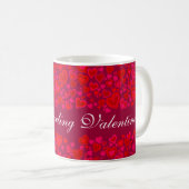 Ma chérie Valentine coeur rouge tasse rose (Devant droit)