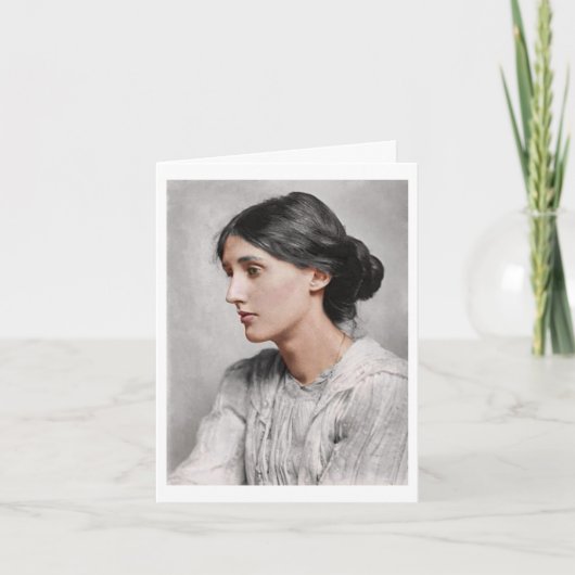 Ma colorisation de carte Virginia Woolf  (Devant)