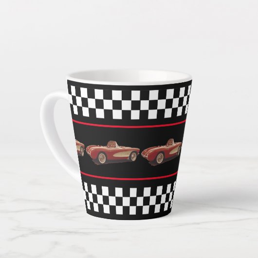 Ma Corvette Latte Mug (Angle gauche)