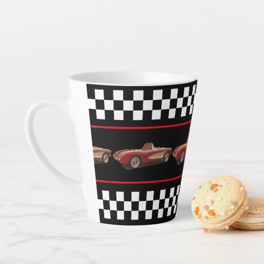 Ma Corvette Latte Mug (En situation)