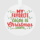 Ma Couleur Préférée Est Les Lumières De Noël (dos)