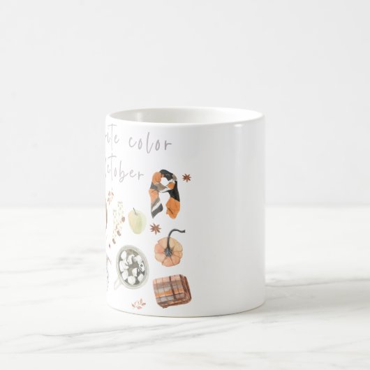 Ma couleur préférée est octobre, Fall Mug (Centre)