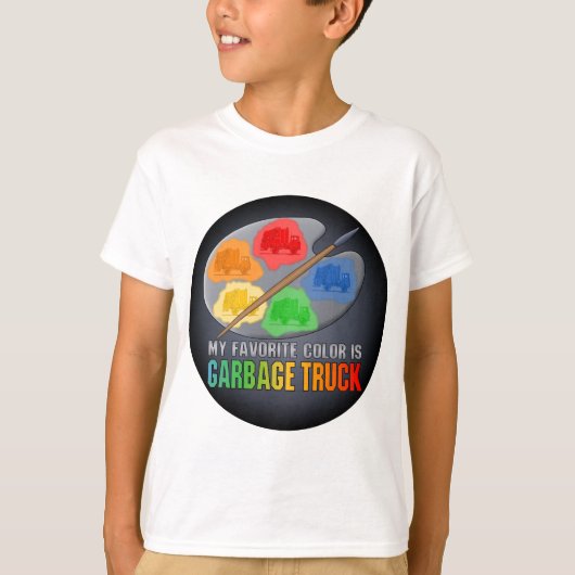 Ma couleur préférée est T-shirt d'enfants de (Devant)
