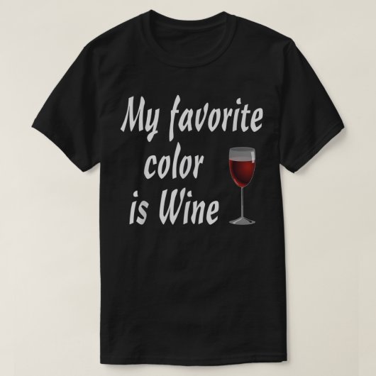 Ma couleur préférée est Vin Tshirt (Design devant)