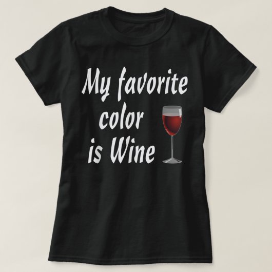 Ma couleur préférée est Vin Tshirt (Design devant)