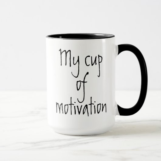 Ma coupe de café de motivation Mug (Droite)